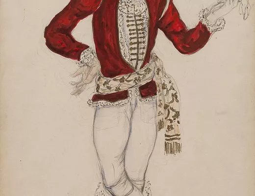 Projet de costume pour le théâtre Antoine